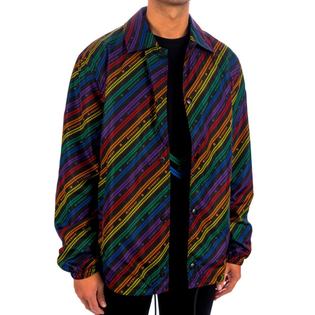 Rainbow Chain Nylon Jacket