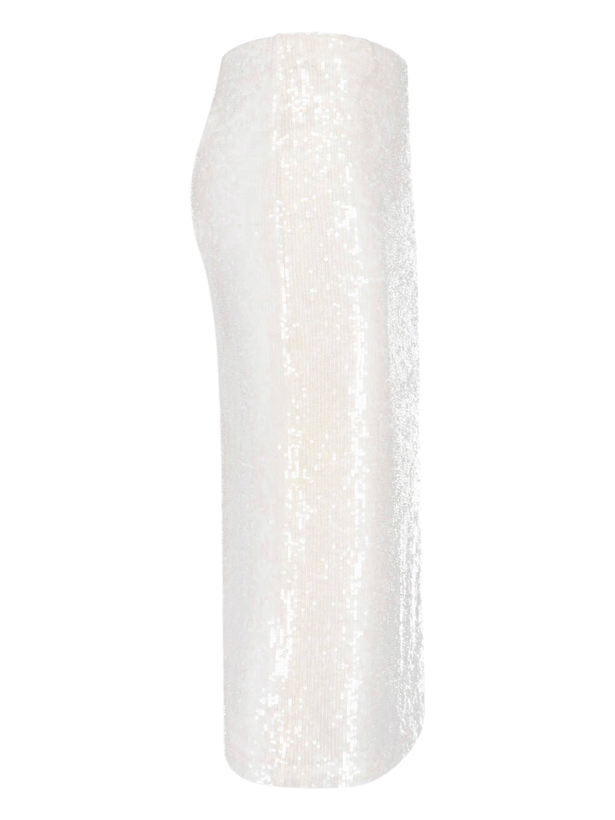 White Midi Sequin Skirt