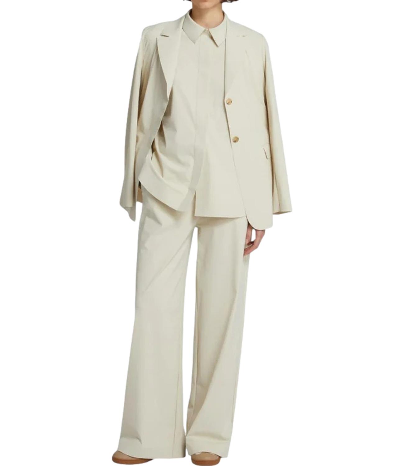 Ivory White Mmlagoraio Polyamide Trousers
