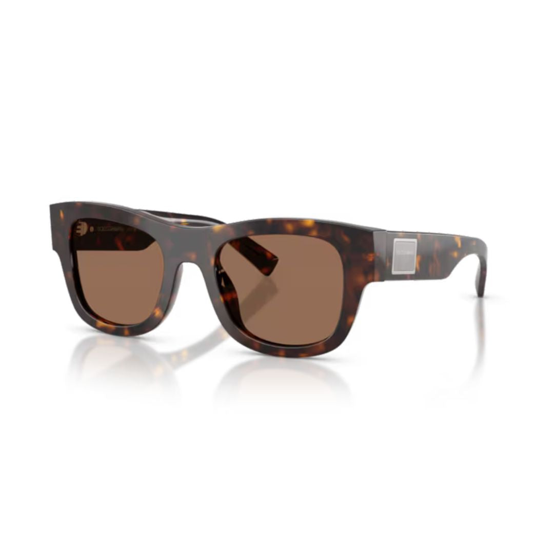 0dg4509 Rectangular Tortoiseshell Sunglasses