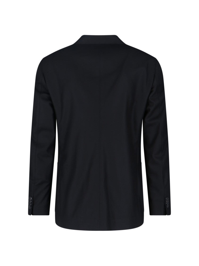 Structured Black Jacket With Minimalist Design