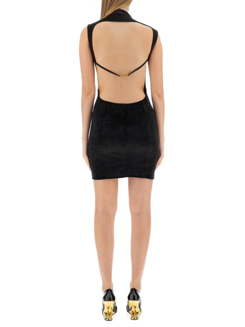 Backless Slim Fit Mini Dress