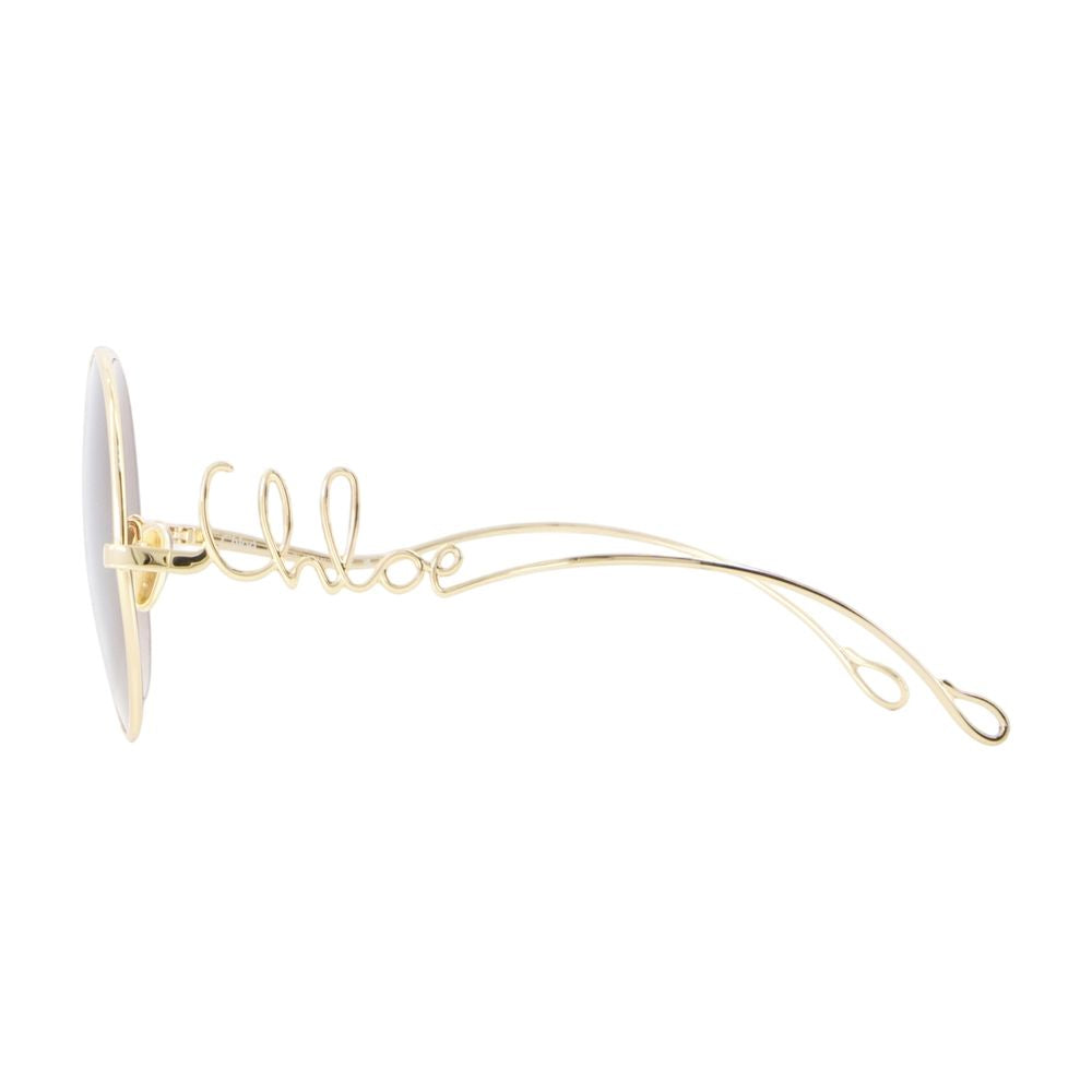 Acetate Frame Sunglasses With Gold Accents