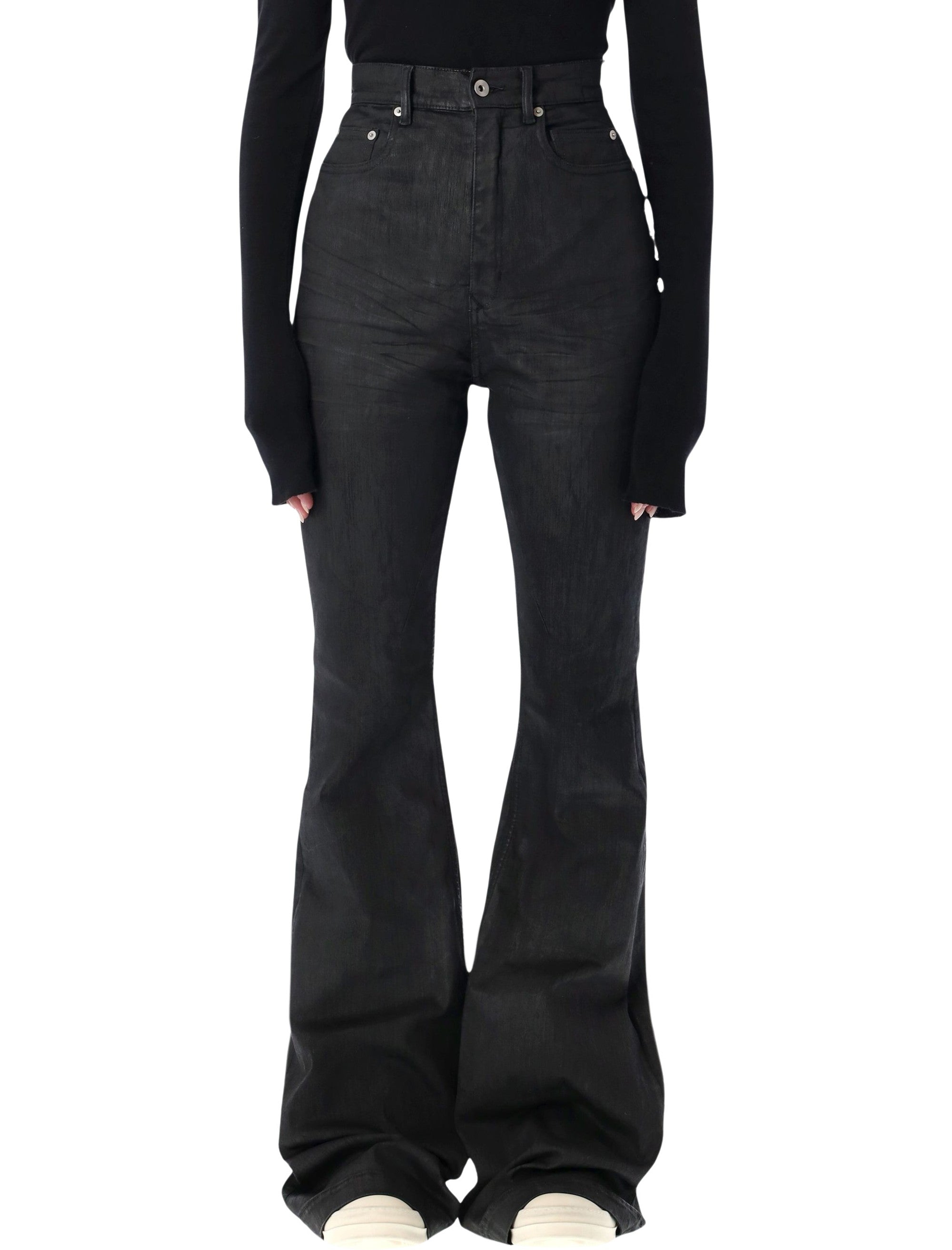 Woskowane dżinsy Bolan Bootcut