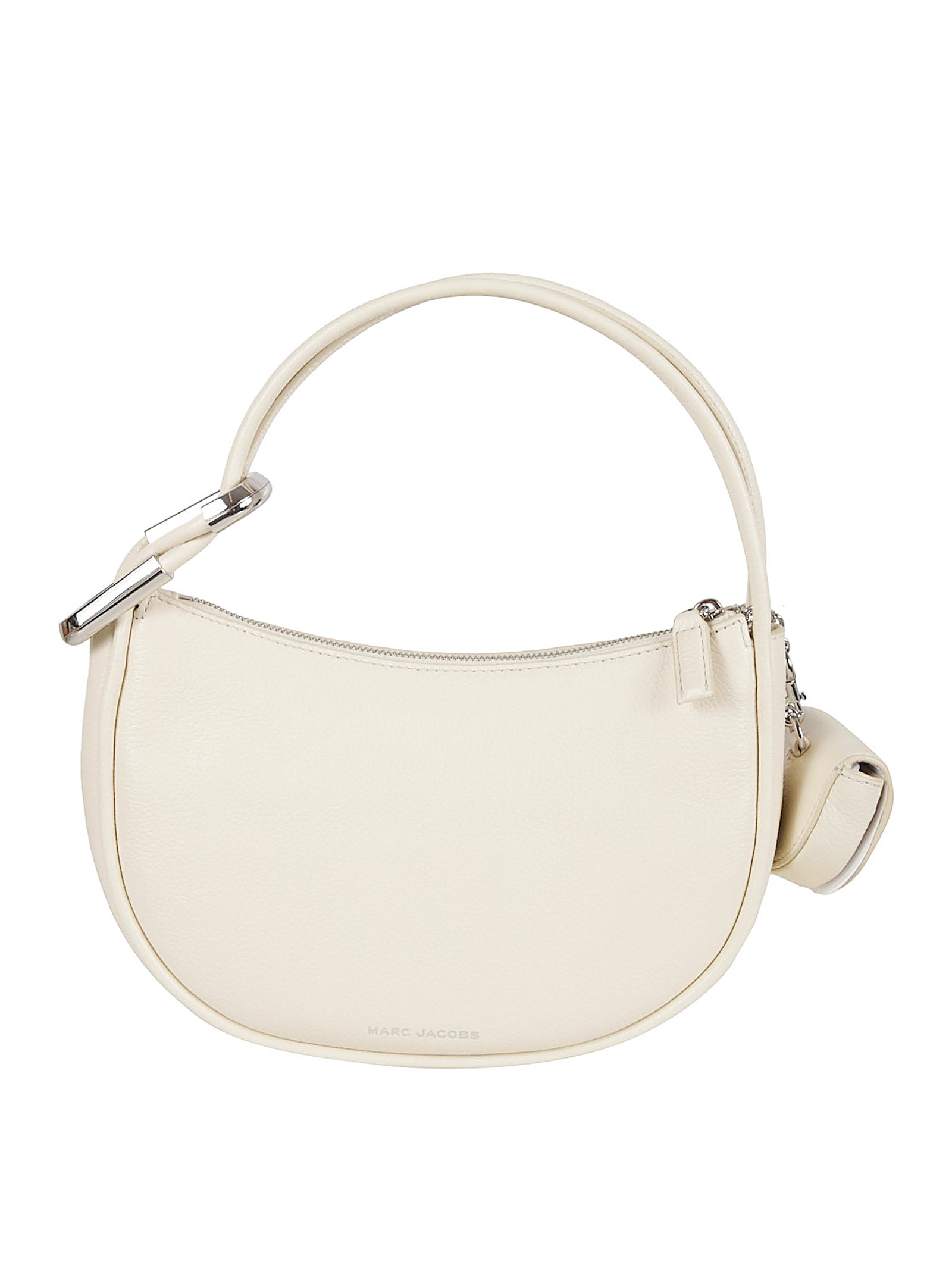Crescent Shaped Pebble Leather Handbag