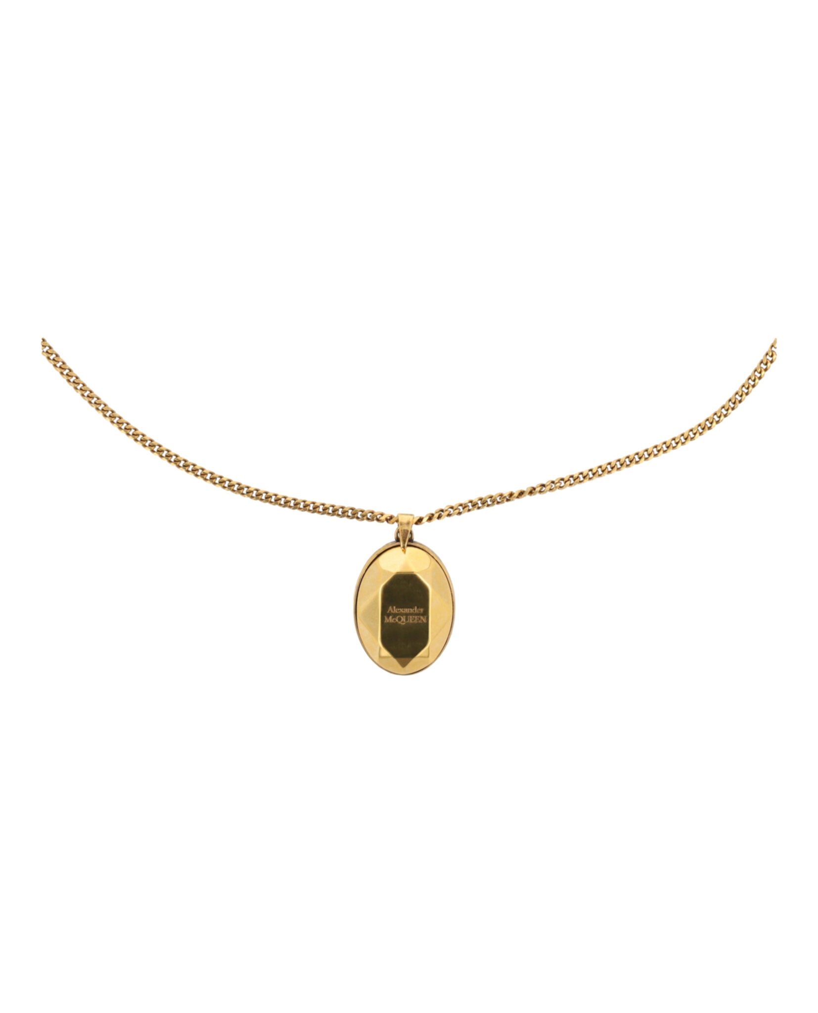Faceted Pendant Necklace