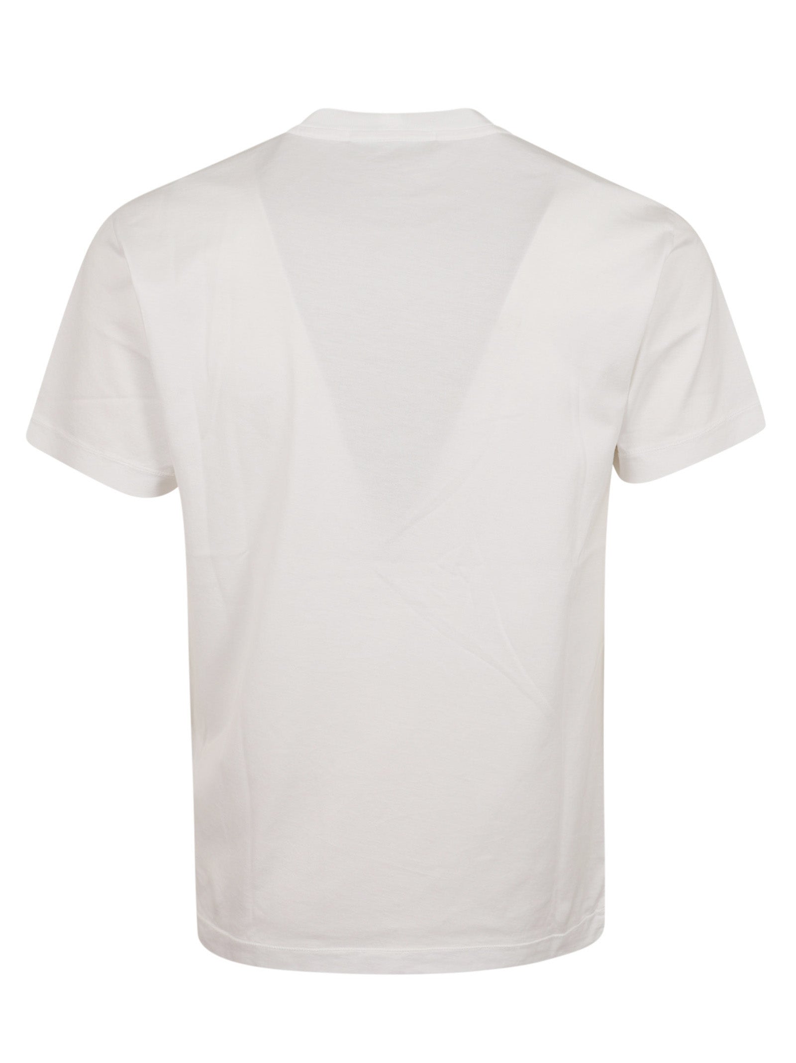 Garment-Dyed Cotton Jersey T-Shirt With Compass Logo