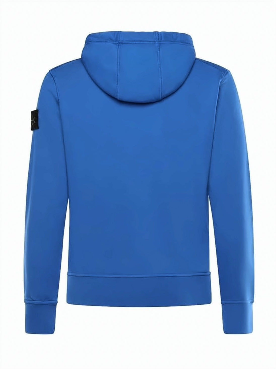 Dynamic Blue Cotton Hoodie