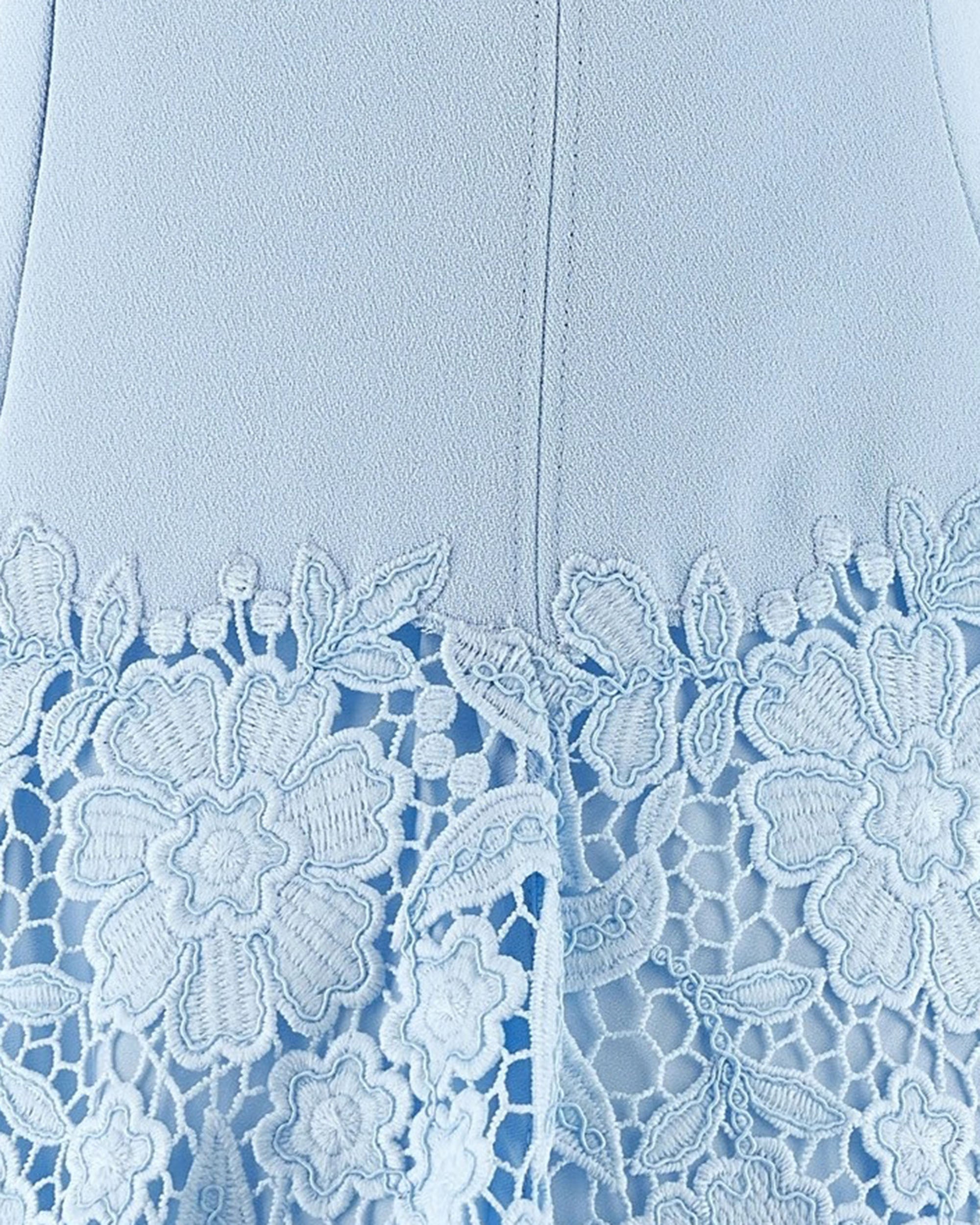 Light Blue Lace Dress