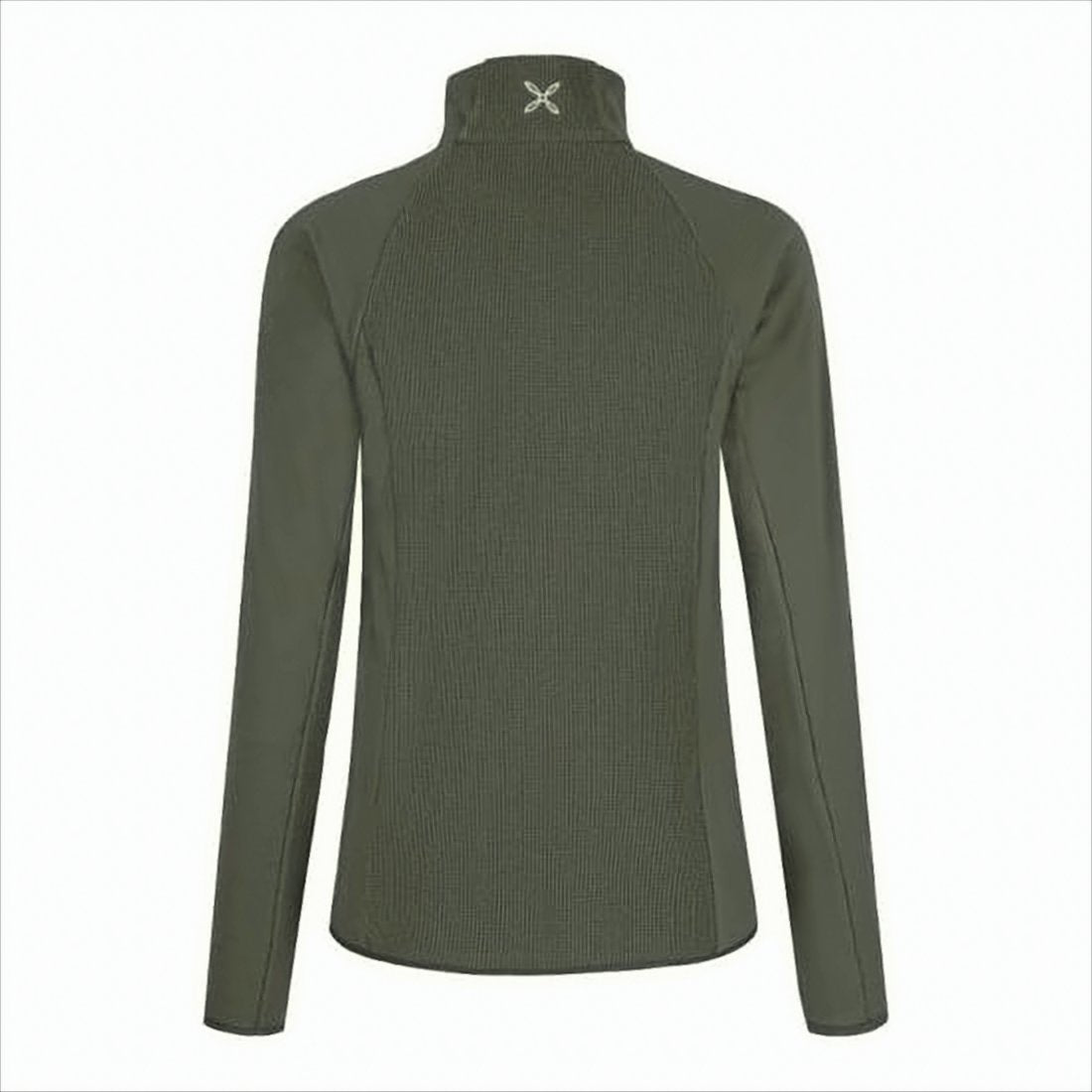Textured Knit Fitted Jacket with High Collar