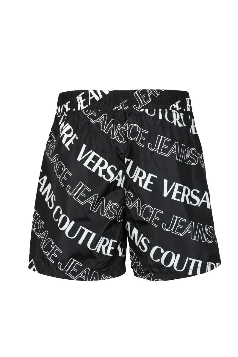 Nylon Shorts - Black/White