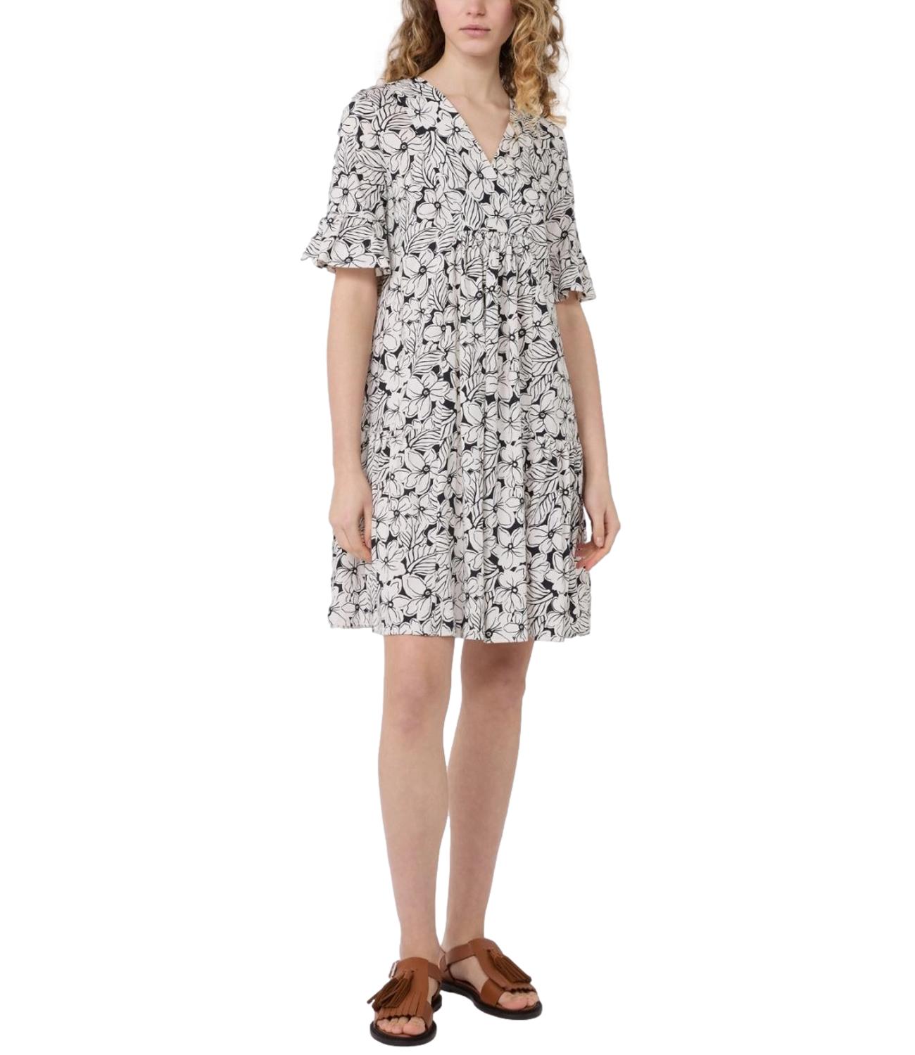 Hawaii Black Wkdfuoco Lyocell Dress