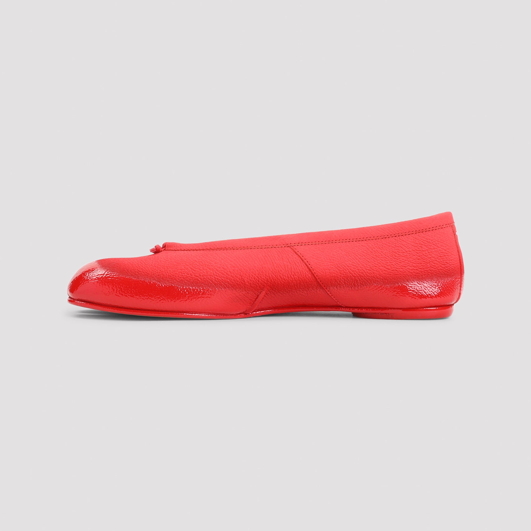 Glossy Red Ballerina Flats