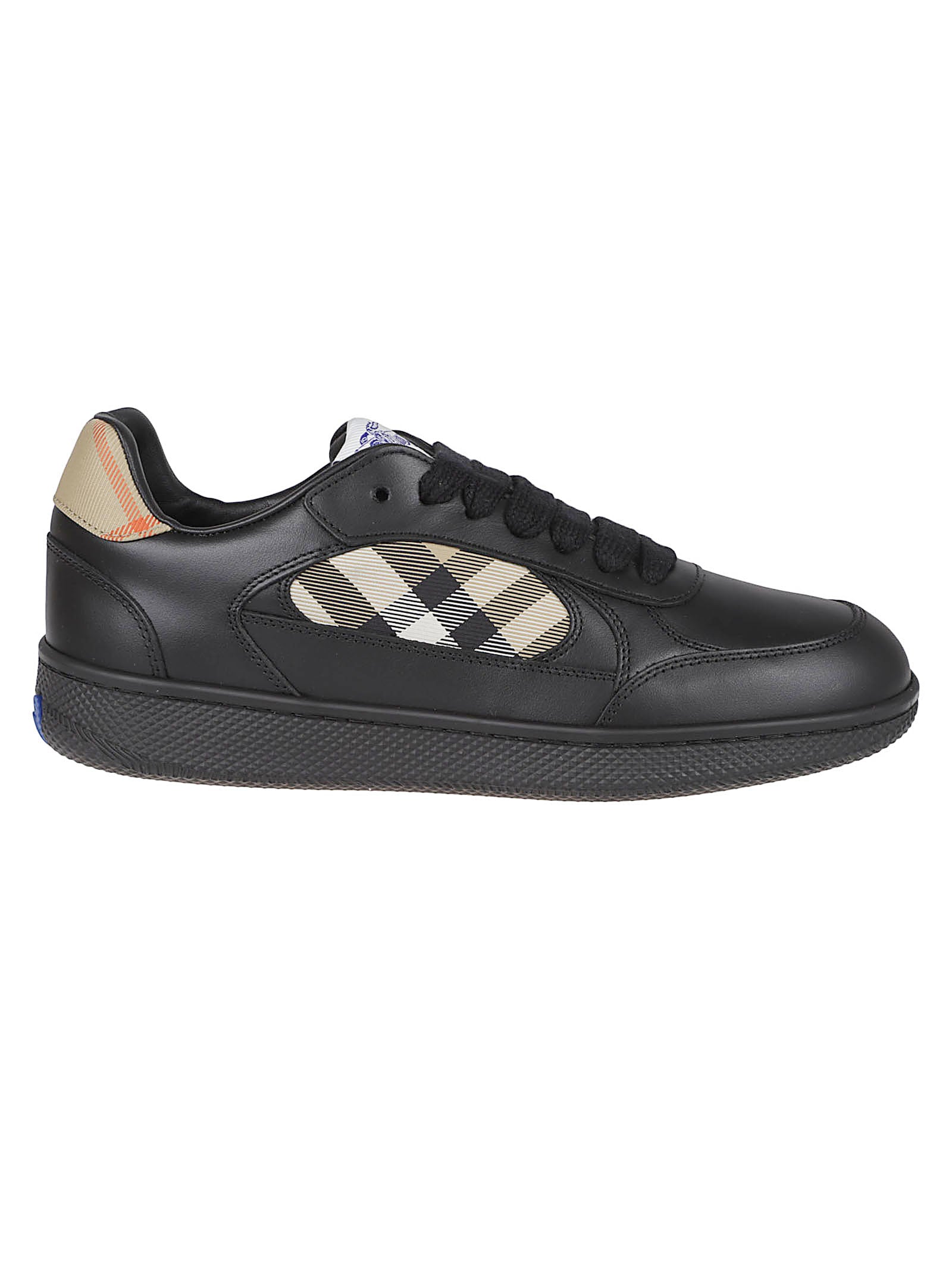 Black Leather Sneakers