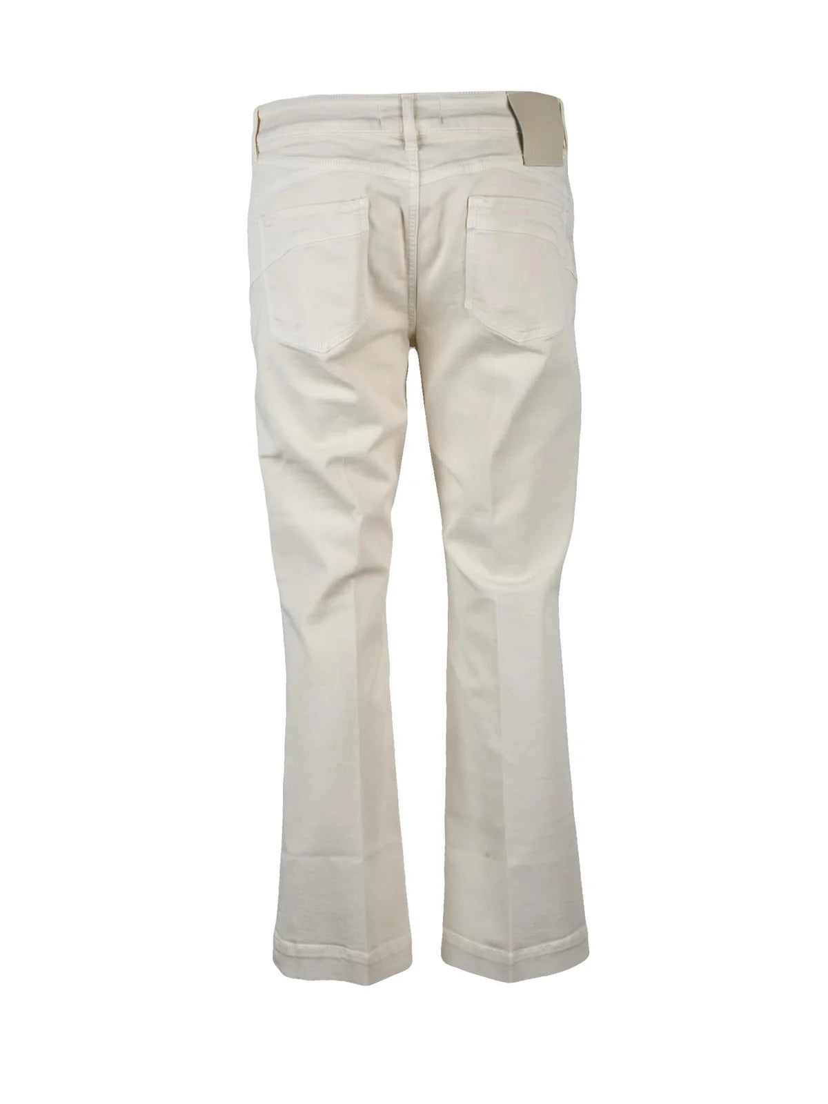 Sportmax Cotton Stretch Trousers - White