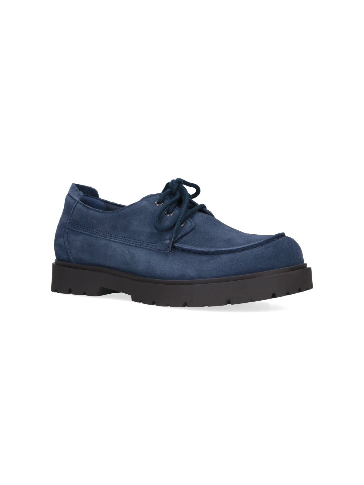 "Highwood Moc Lace Low" Derby Shoes – Blue
