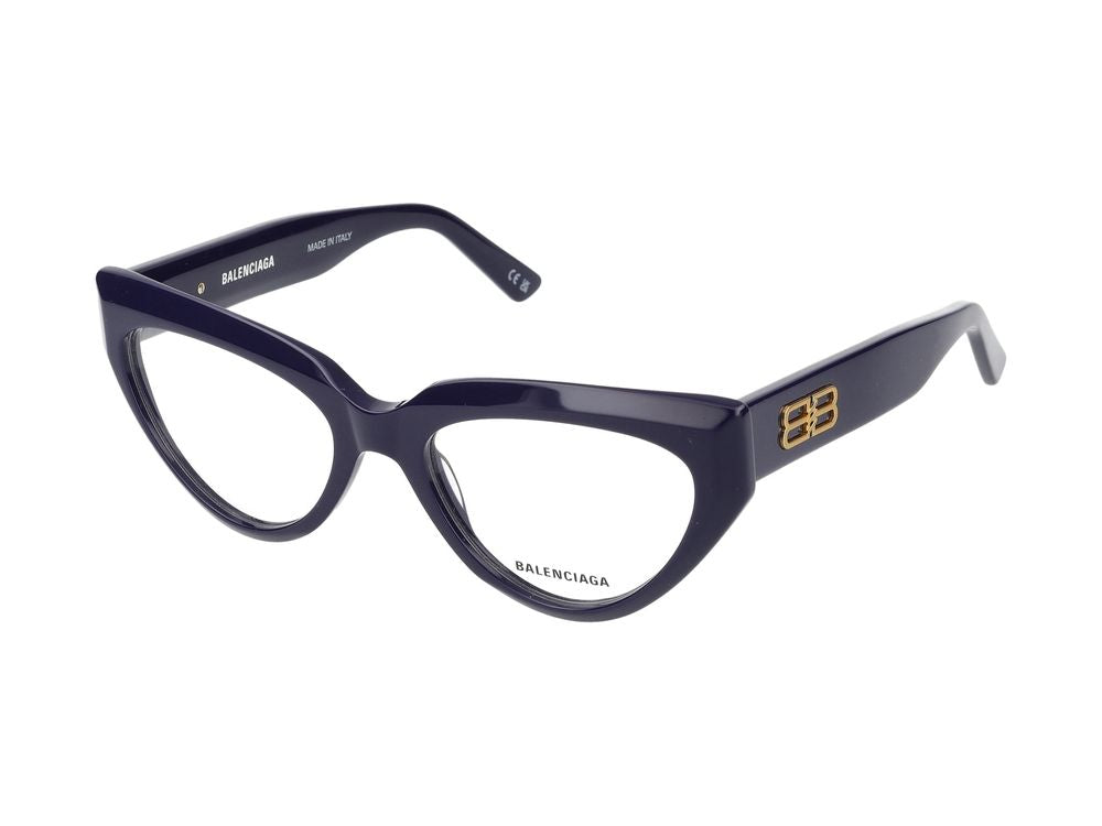 Eyeglasses BB0276O 004 blue blue transparent 53/18/140