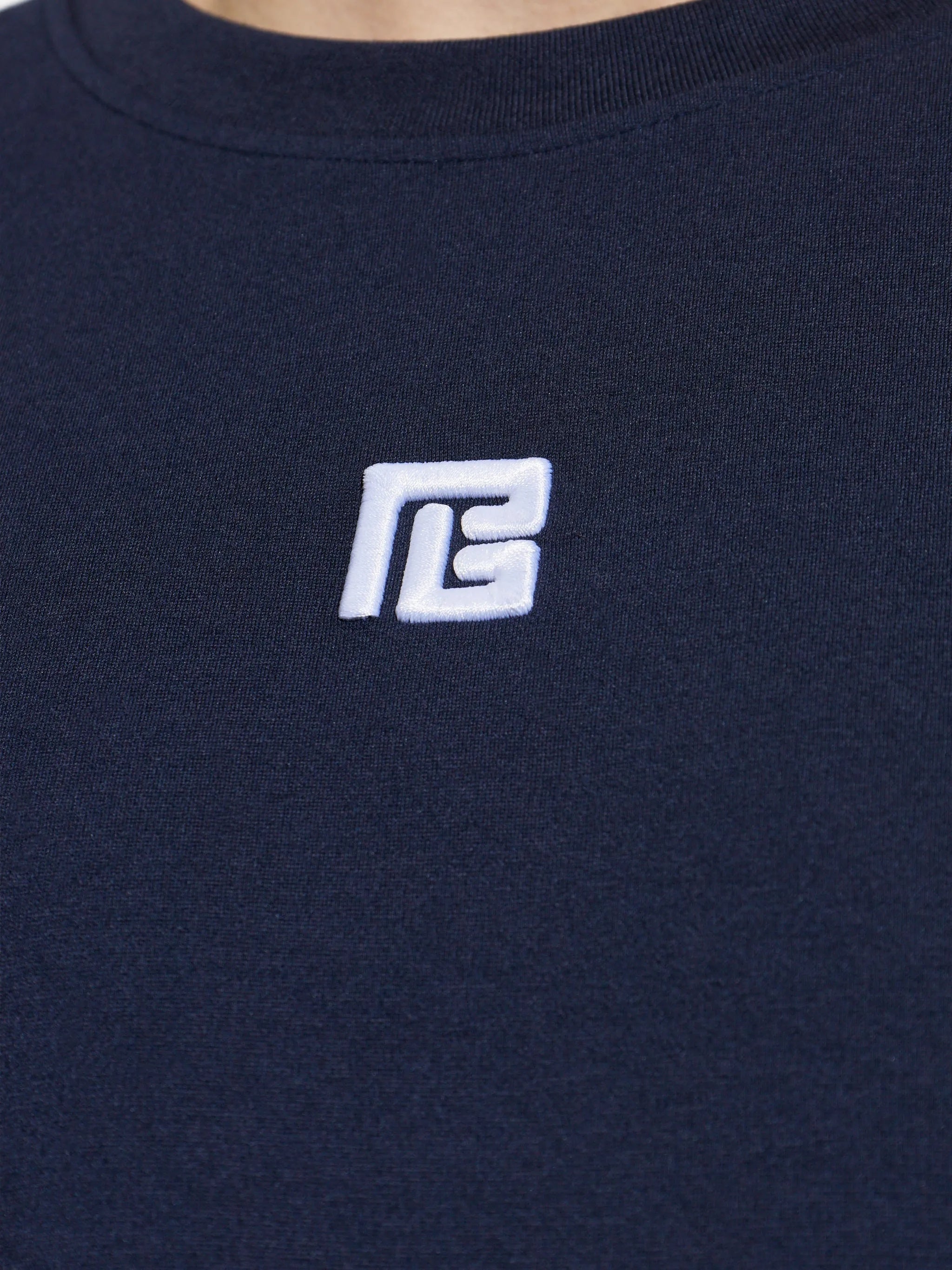 Blue Loose Ss Relaxed Logo T-Shirt