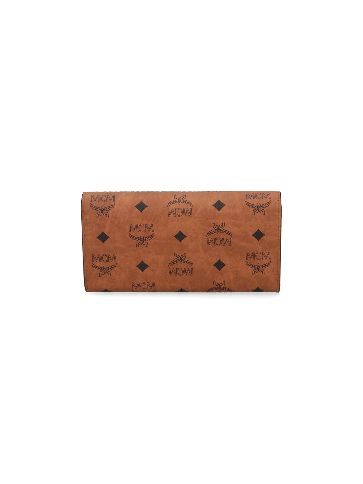 Brown Visetos Eco-Leather "Patricia" Chain Wallet