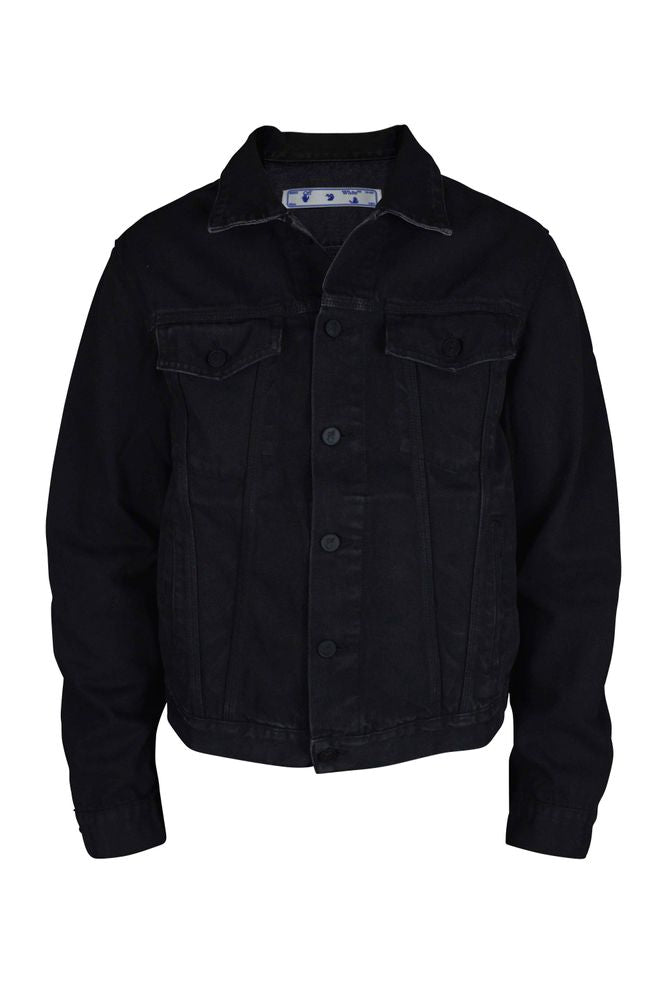Off-White Black Denim Jacket