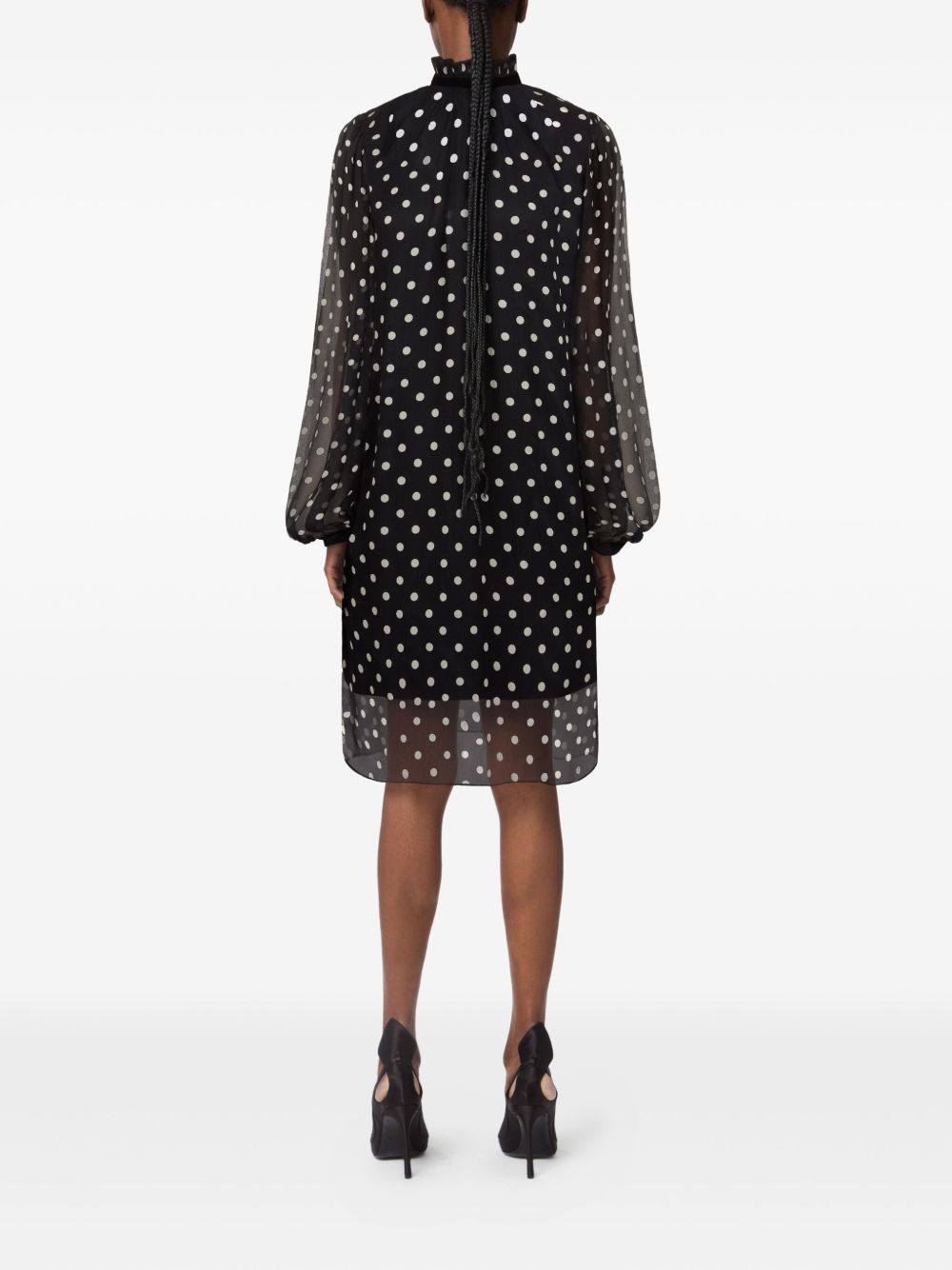 High Neck Mini Dress