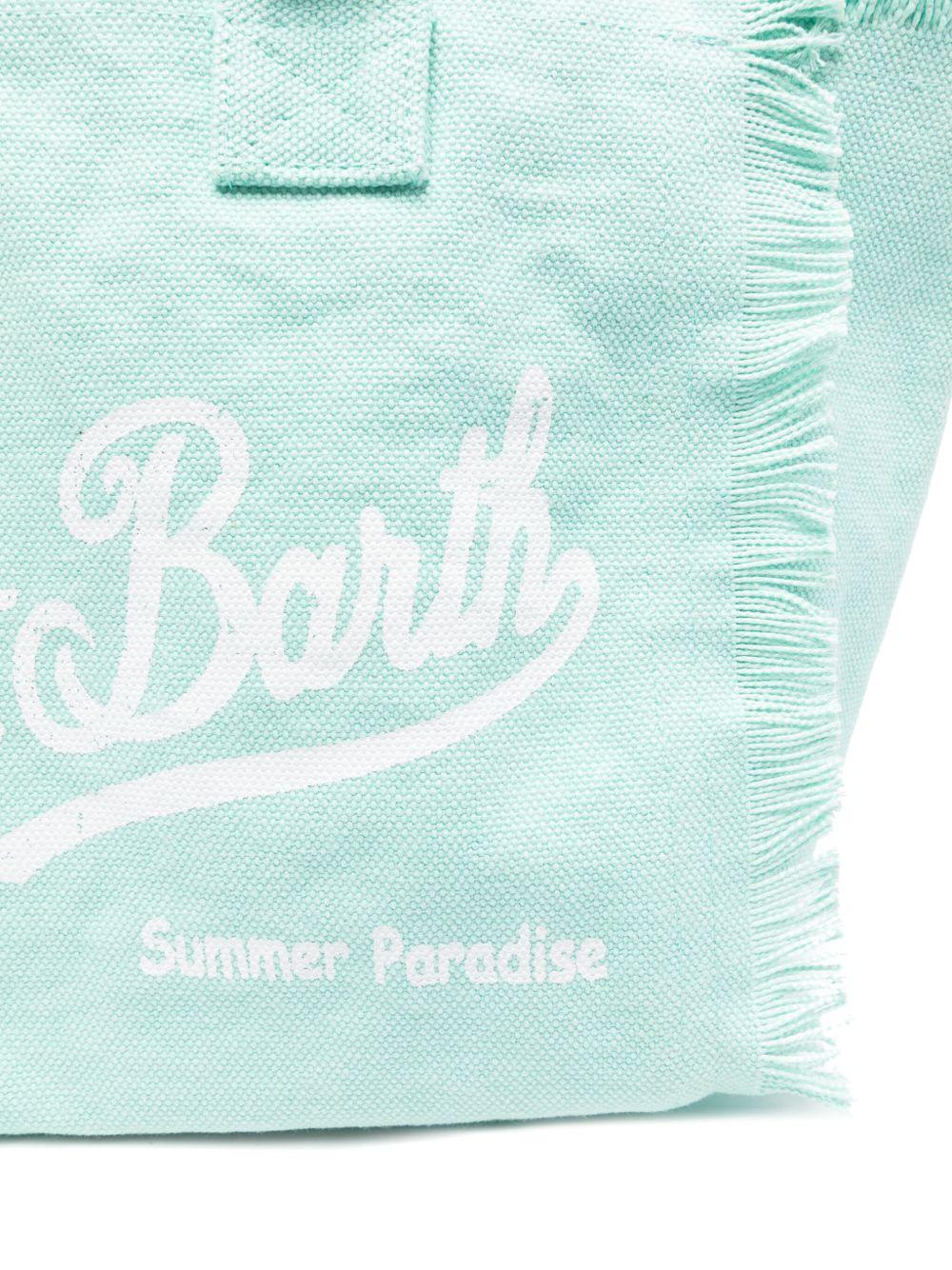 Spacious Textured Fabric Tote Bag with Fringed Edges
