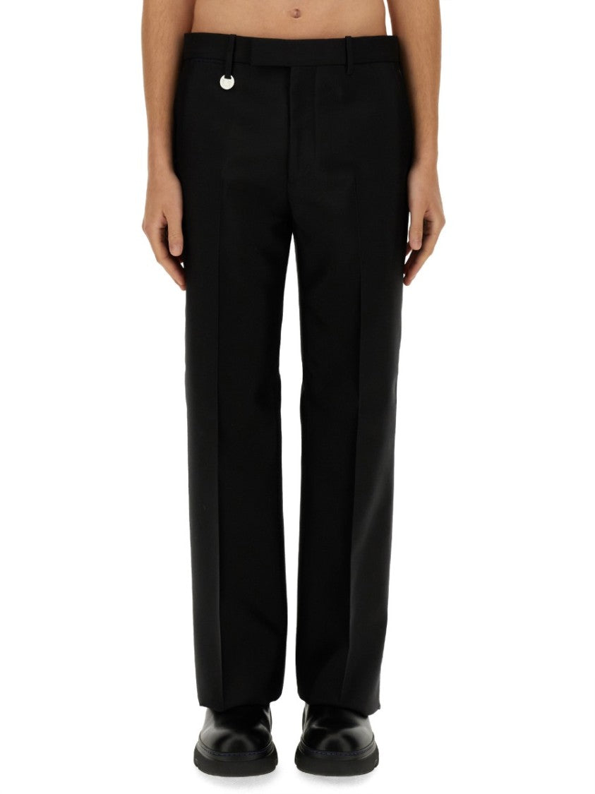 Straight-Leg Tailored Pants