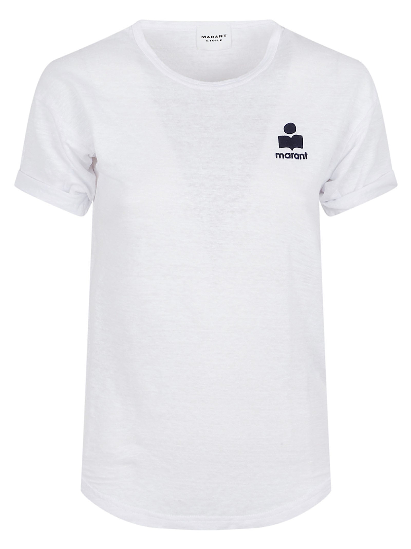White Lightweight Linen T-Shirt