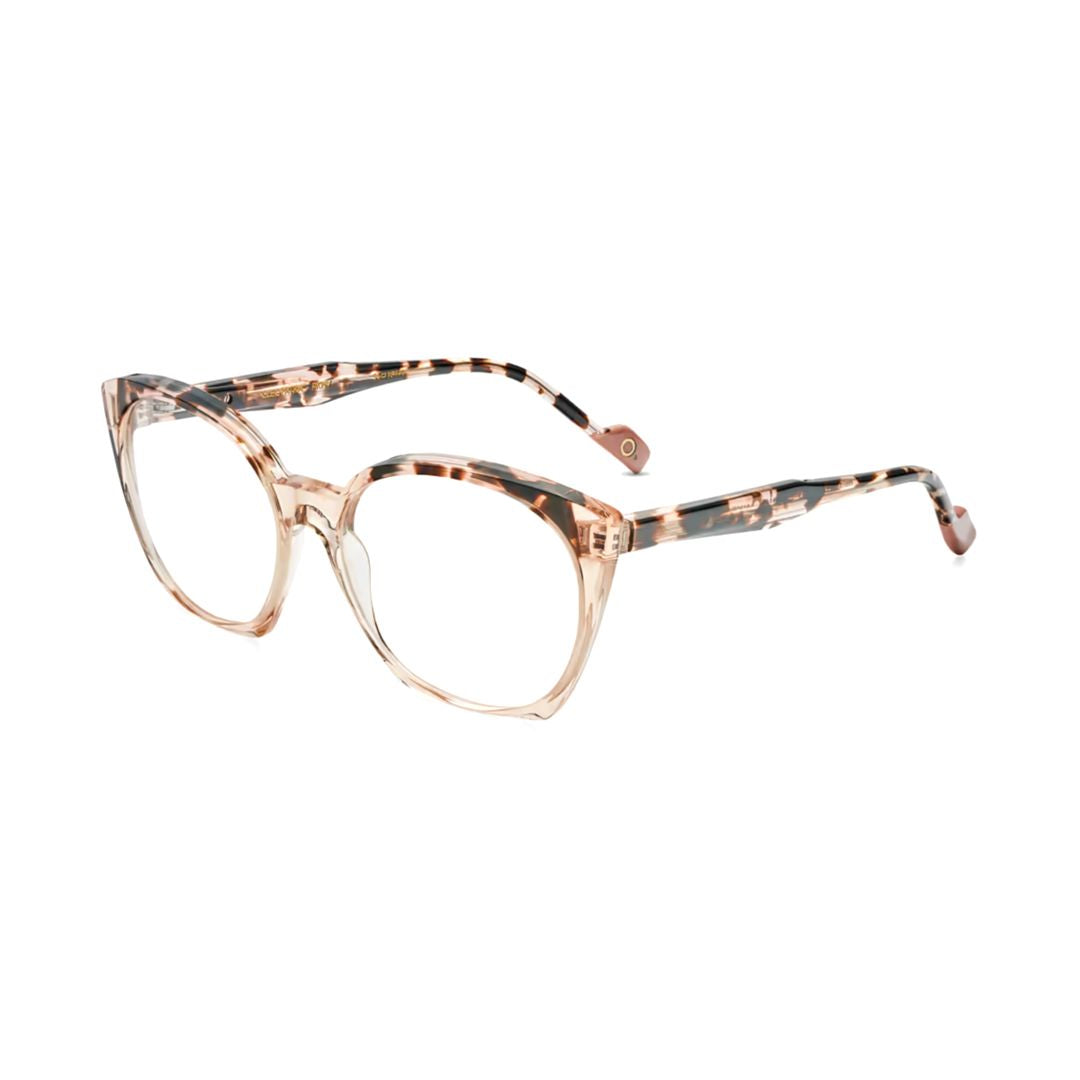 Cleopatra Cat-eye Eyeglasses with Translucent Frame and Tortoishell Accent