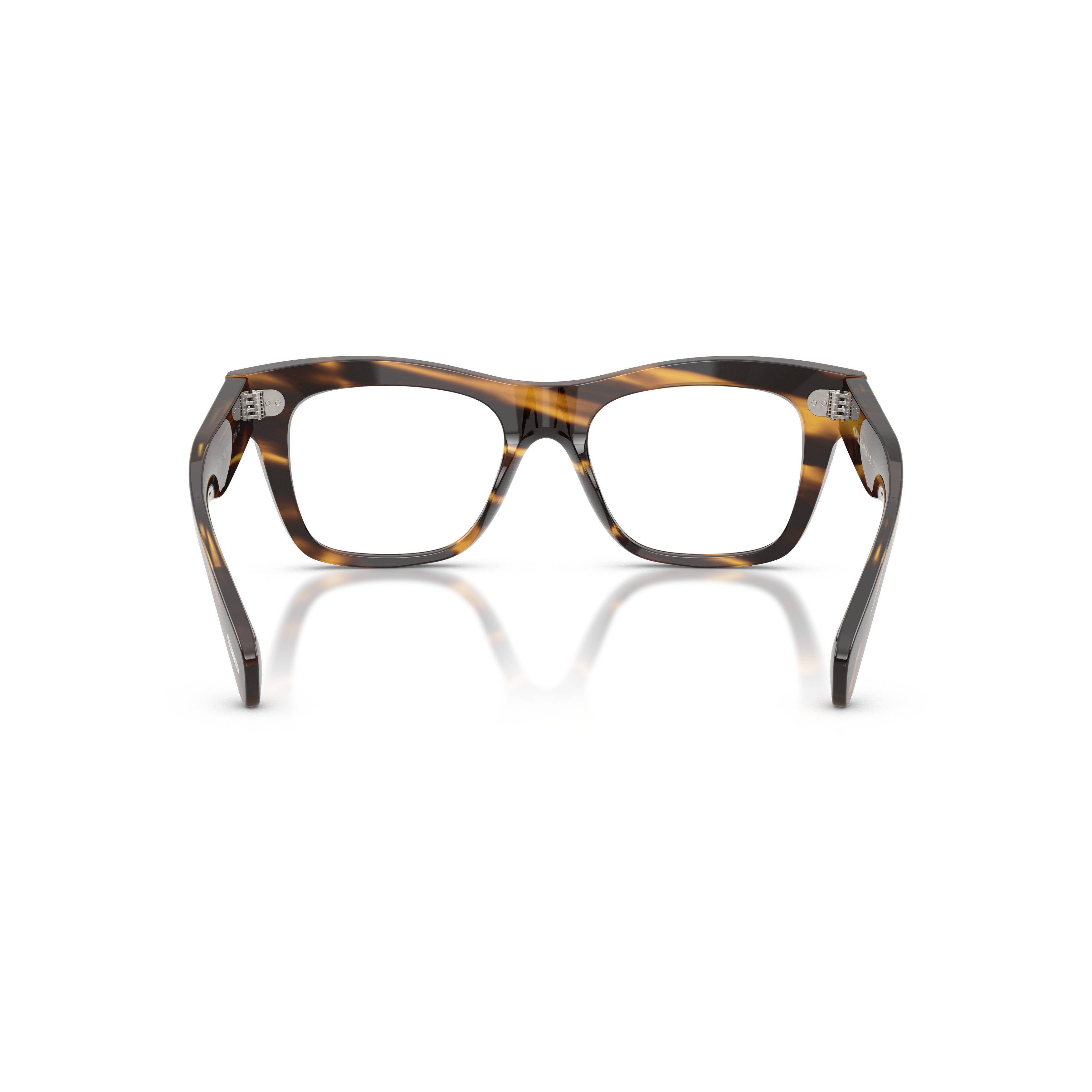 0ov5542u Bold Rectangular Acetate Sunglasses with Tortoiseshell Finish