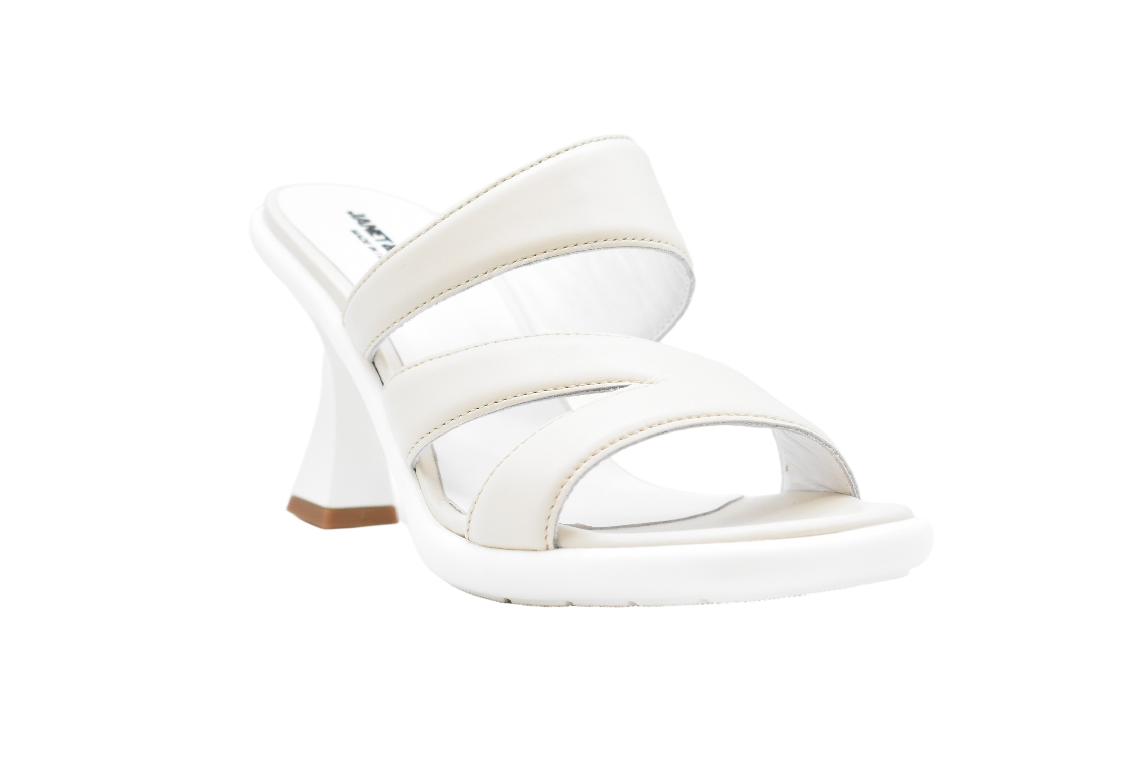 Open-Toe Sandals With Sculpted Heel