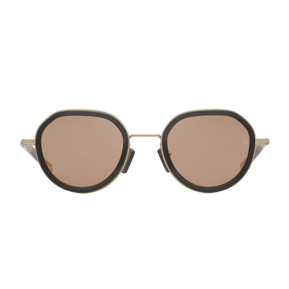 Lsa 432 Polarized Phantos-Shape Gold Titanium Sunglasses