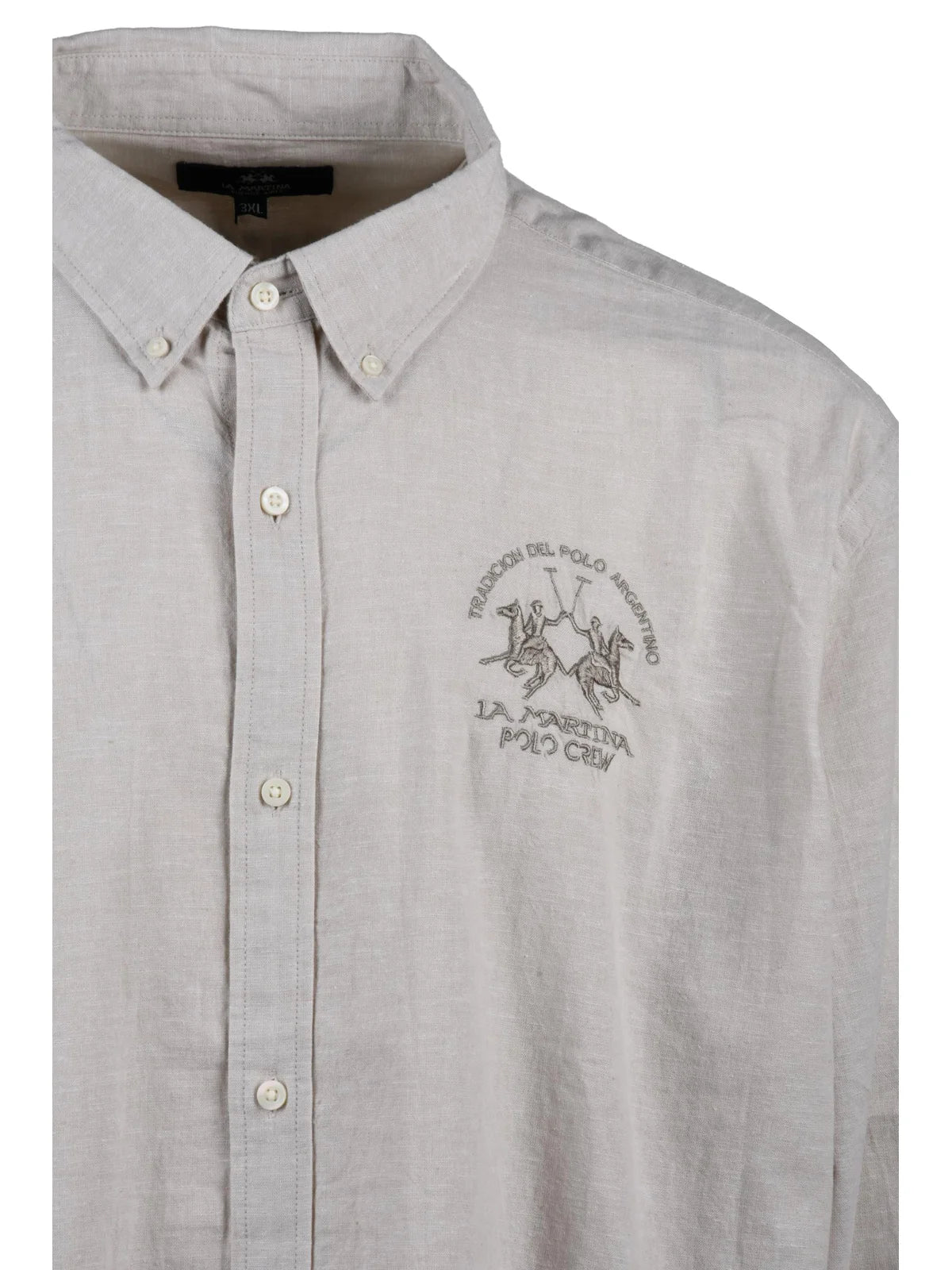 Beige Cotton Linen Shirt