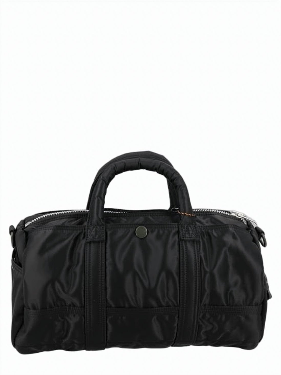 Rectangular Nylon Shoulder Bag with Padded Handles