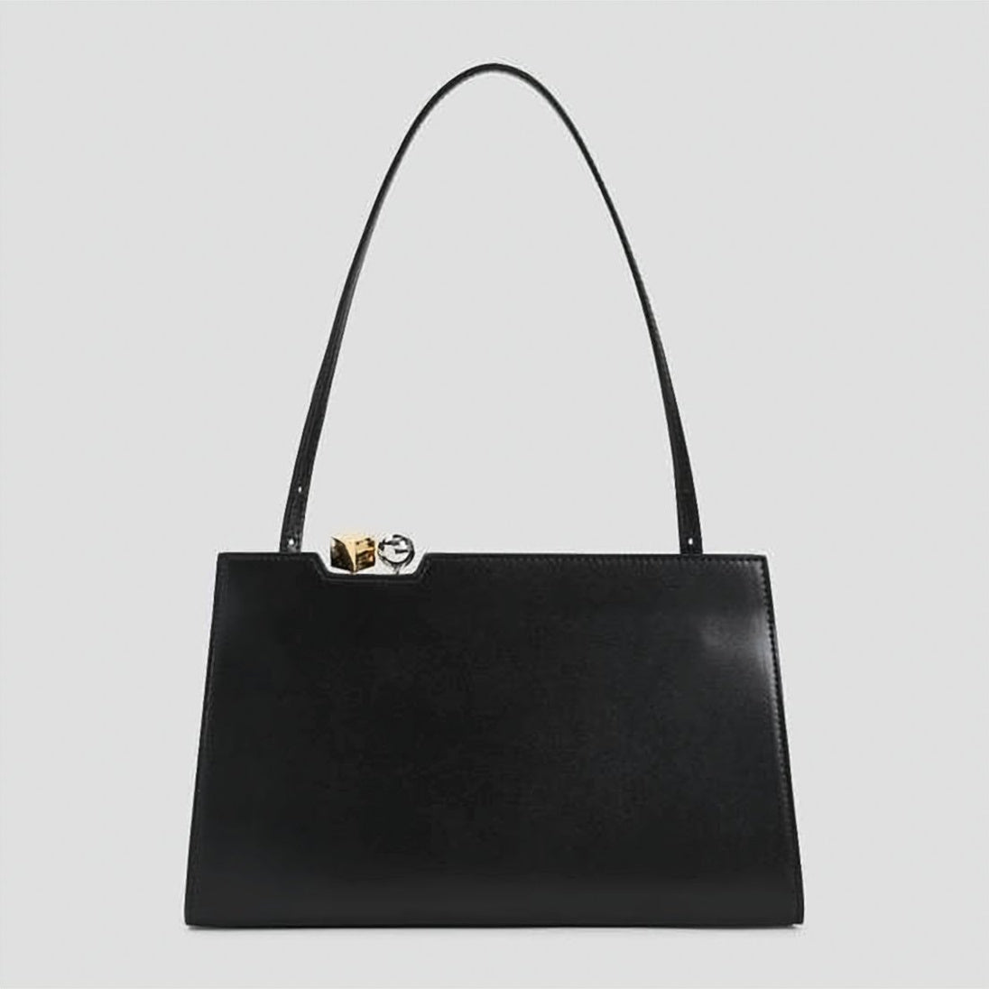 Rectangular Calf Leather Tote Bag