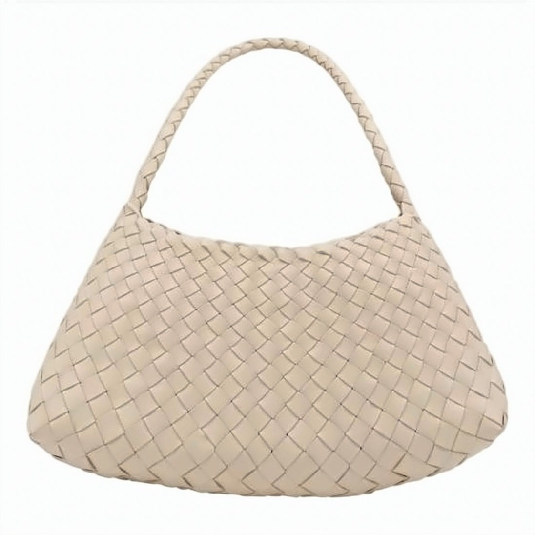 Woven Buffalo Leather Rosanna Shoulder Bag