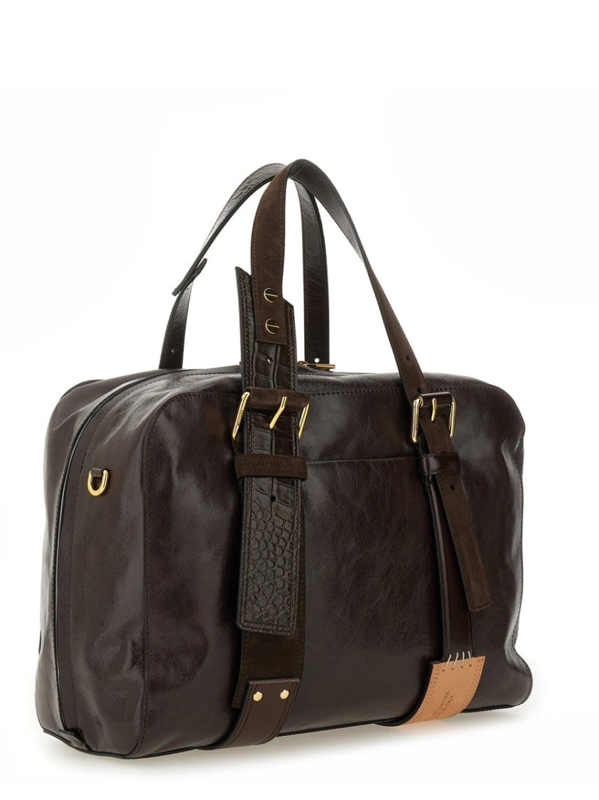 Structured Leather Handbag