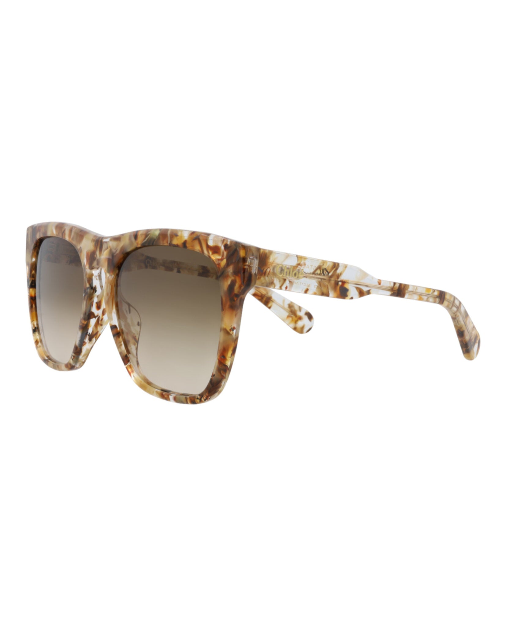Square-Frame Recycled Acetate Sunglasses