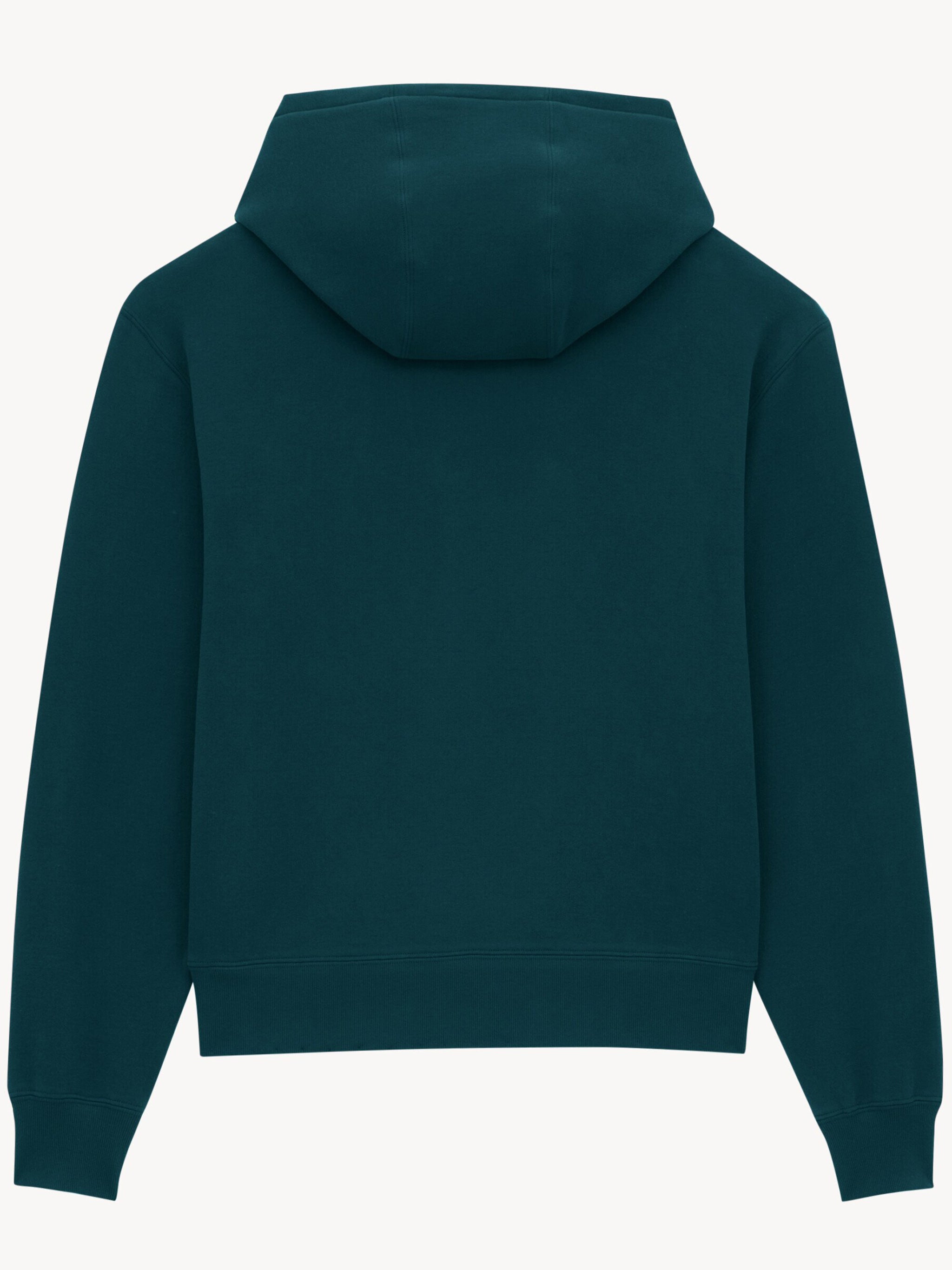 Solid Blue Kangaroo Pocket Hoodie