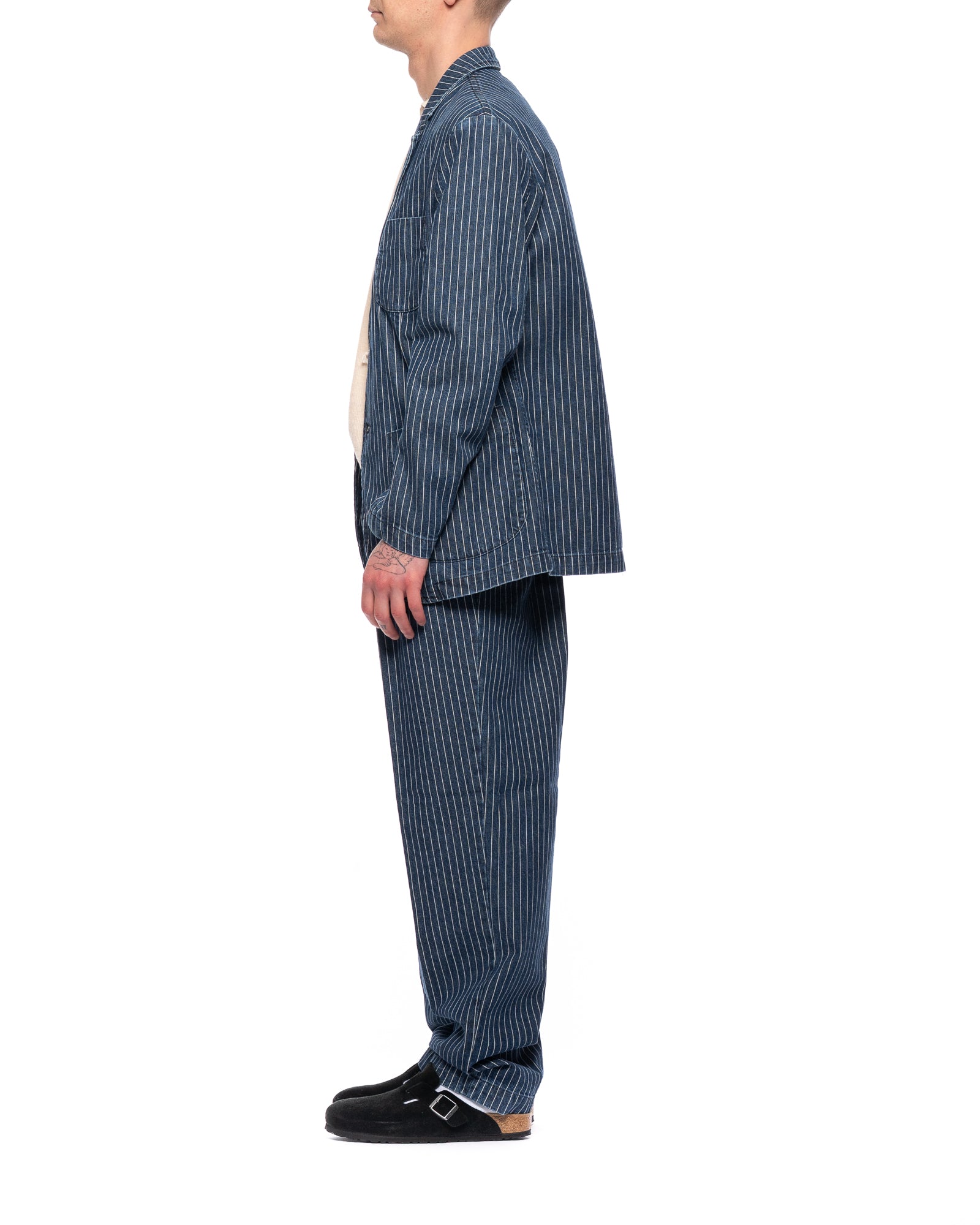 Cotton Blazer With V-Neck