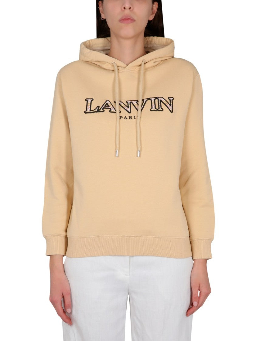 Relaxed-Fit Cotton Sweatshirt With Drawstring Hood