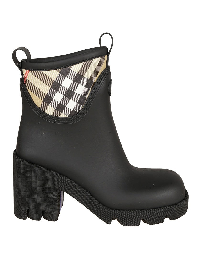 Heritage-Inspired Equestrian Design Rain Boots