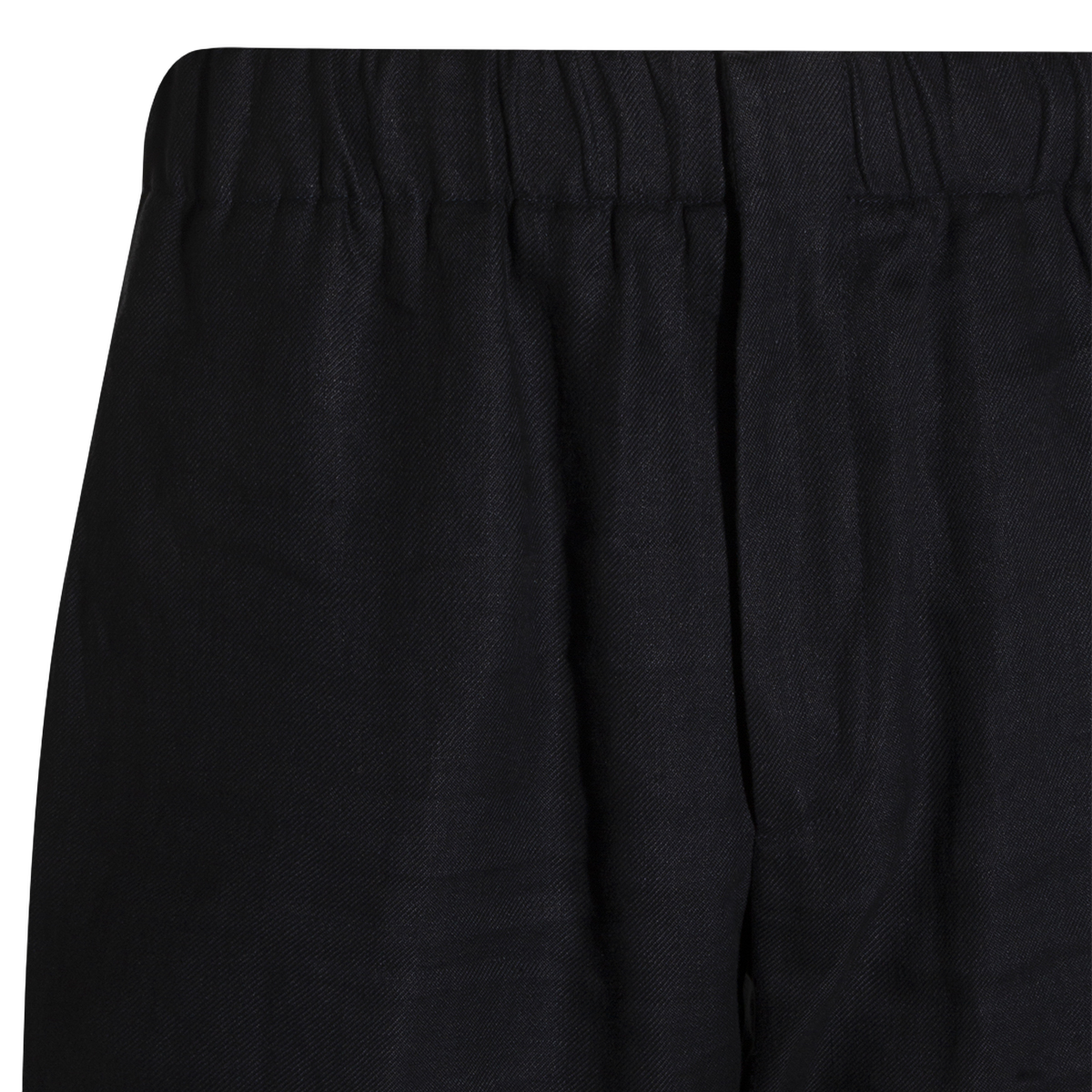 Straight-Leg Trousers With Elastic Waistband