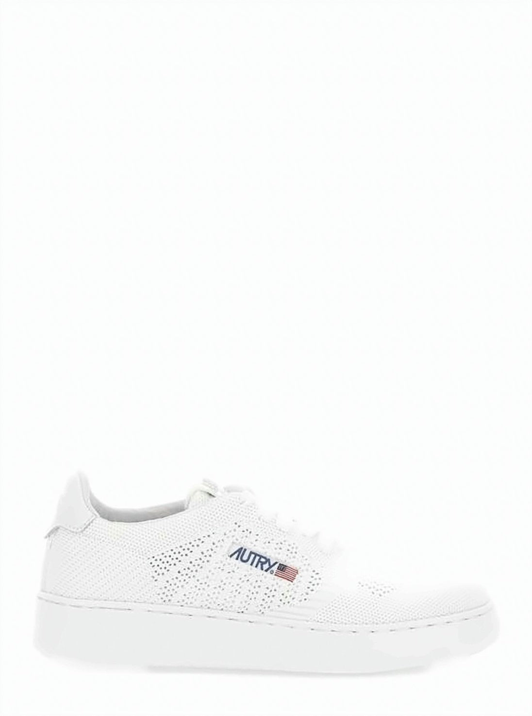 Perforated Low-Top Sneakers With Subtle Branding