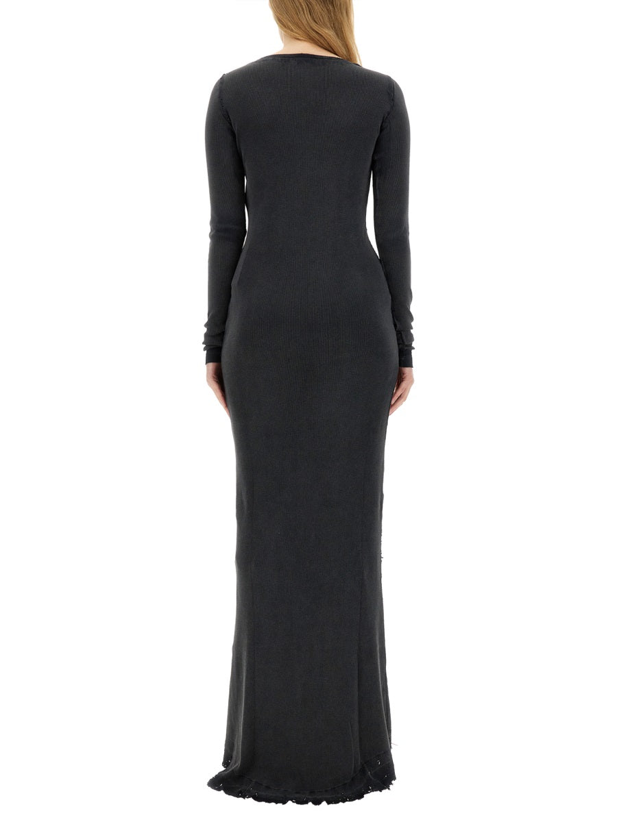 Flowing Cotton Maxi Dress with Elegant Silhouette