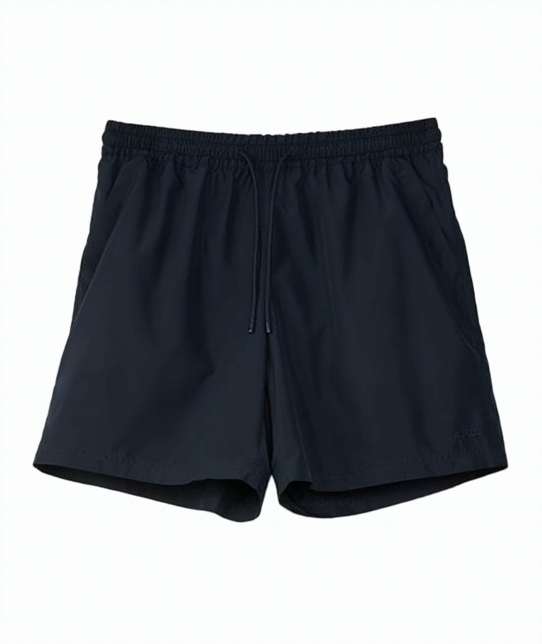 Black Swim Shorts with Elastic Waistband