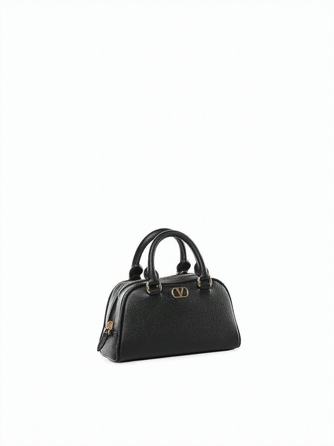 Textured Calf Leather Shoulder Bag