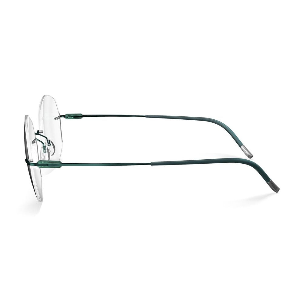 5561/Lh Geometric Rimless Titanium Sunglasses