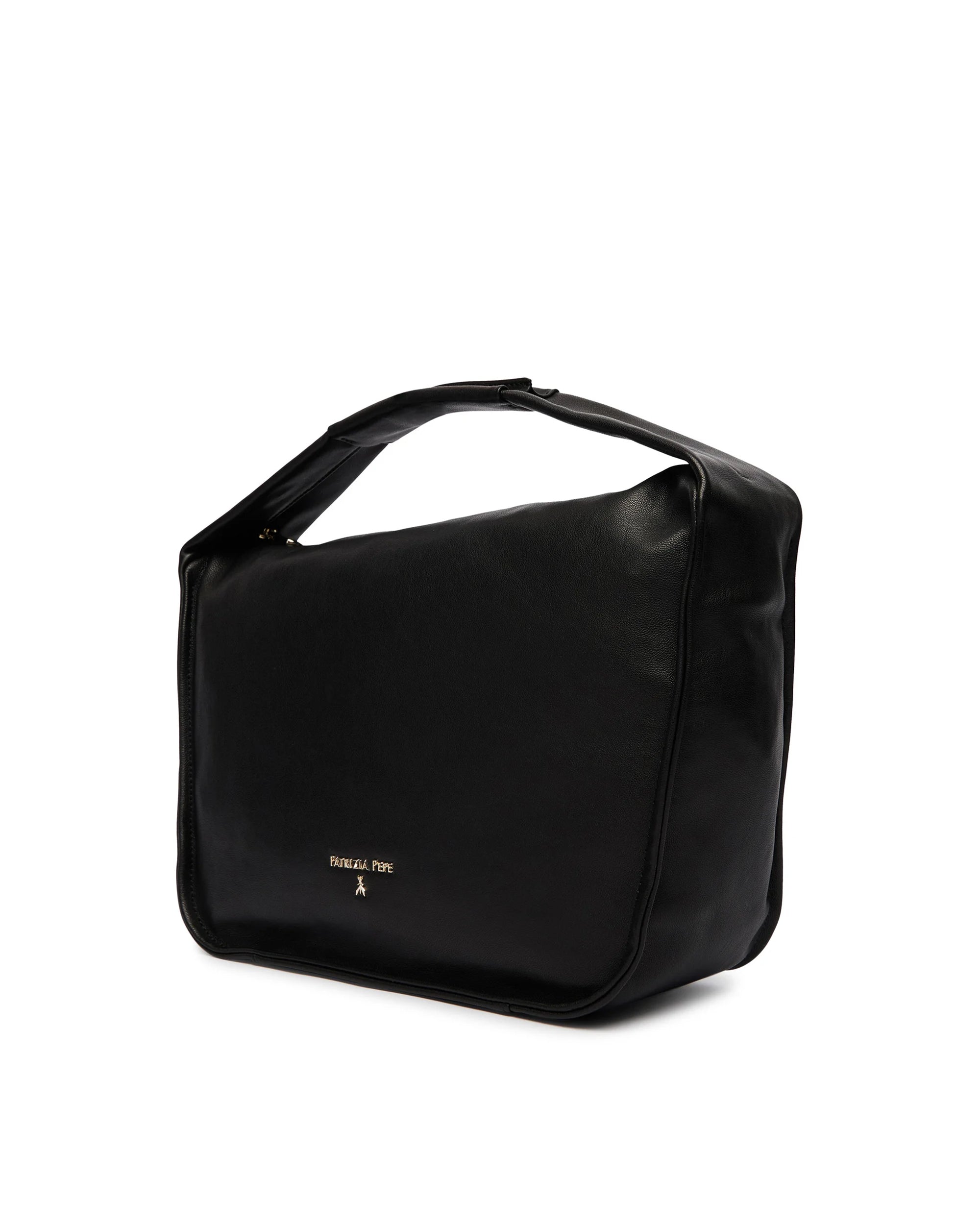 Black Soft Shoulder Bag