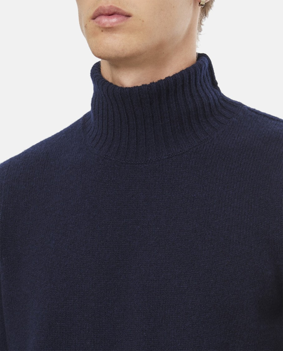 High Neck Wool Sweater